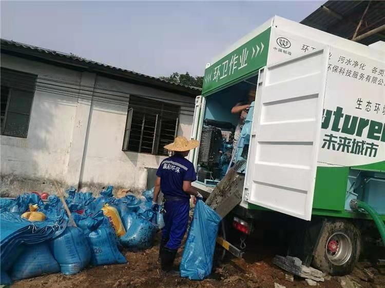 荔浦工业污泥压干处理